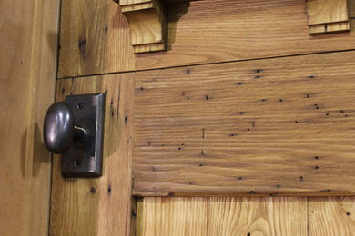 Zander Woodworks - Reclaimed Chestnut Dutch Door Detail