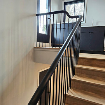 Project #115 | Staircase with Continuous Rail System Without Newels