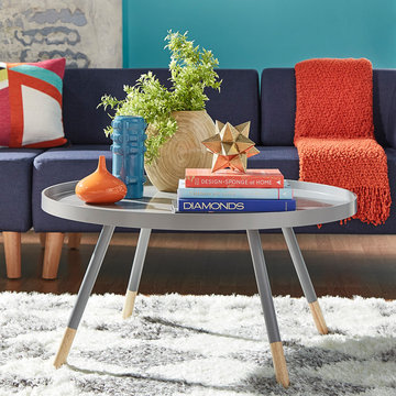 Midcentury Living Room - Coffee Table Styling