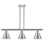 Innovations Lighting - Smithfield 3-Light Dimmable LED Island Light, Polished Chrome - A truly dynamic fixture, the Ballston fits seamlessly amidst most decor styles. Its sleek design and vast offering of finishes and shade options makes the Ballston an easy choice for all homes.