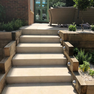 Caterham tiered garden