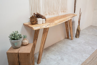 Olive Wood Live Edge Console Table