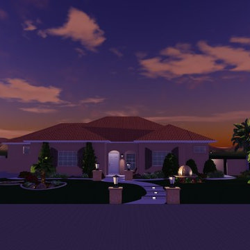 Tropical Front Yard