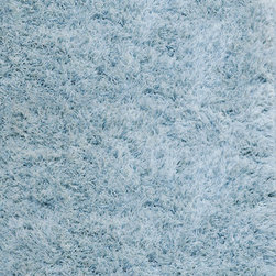 Highlights Blue Shag 4' x 6' Rug - Area Rugs