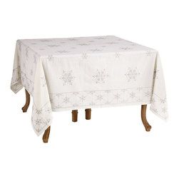 SNOWFLAKE TABLECLOTH - NEW - Tablecloths
