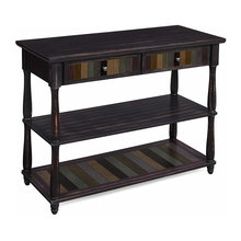 Console table with drawers & shelf