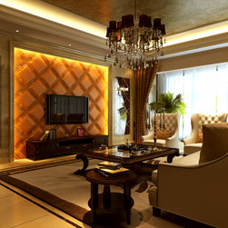 Leather Tile Panels from Royal Stone and Tile in Los Angeles - Home Decor