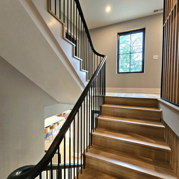 Project #115 | Staircase with Continuous Rail System Without Newels