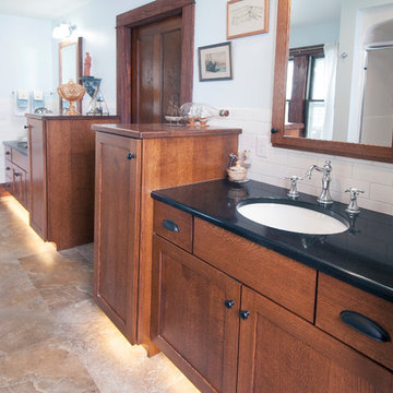 Quarter Sawn Oak Master Bathroom