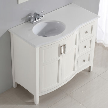 Simpli Home | Bath Vanity Top & Base Combinations