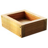 Square New Cedar Mini Planters Box, 5"