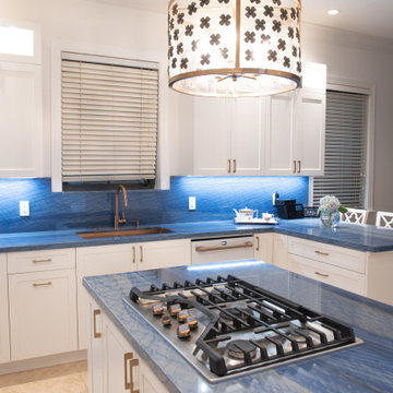 Traditional Kitchen Remodel Done With Painted White Shaker Door