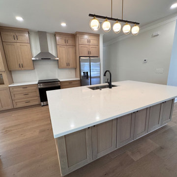 Whole Oversized Quartz Kitchen Island