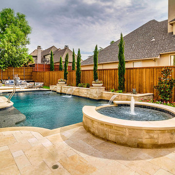 Inground Spa Designs Plano, Dallas, Highland Park