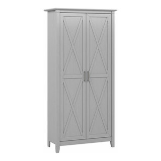 Broadview Bathroom Storage Cabinet in Pure White - Engineered Wood