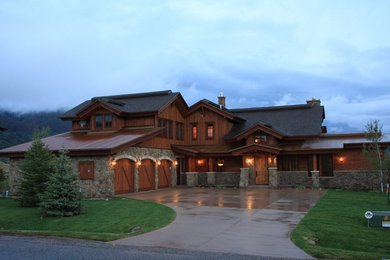 Inspiration for a craftsman exterior home remodel in Denver
