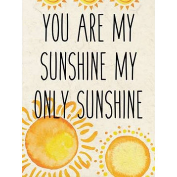 "Sunshine A" Poster Print by Kimberly Allen, 9"x12"