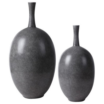 Uttermost Riordan Modern Vases, Set of 2, 17711