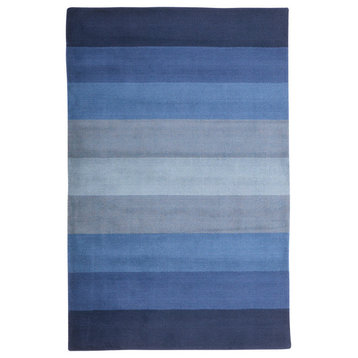 Aspect Blue Stripes Rug, 8'x10'