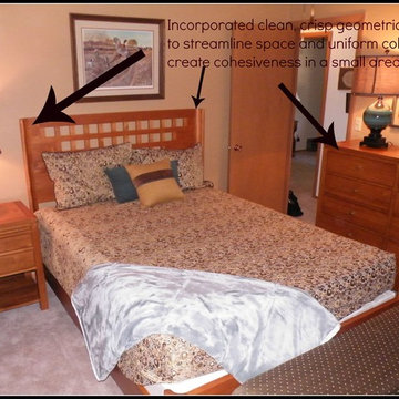 SMALL GUEST BEDROOM WITH MAXIMIZED STORAGE