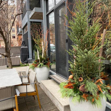 Custom Seasonal Container Planters in Minneapolis, MN