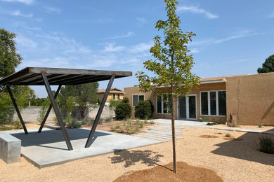 Inspiration for a contemporary home design remodel in Albuquerque