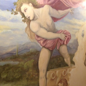 Old world mural