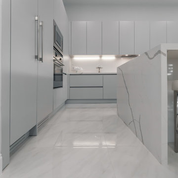 Sleek Elegance - Full Matte Lacquer Kitchen Project