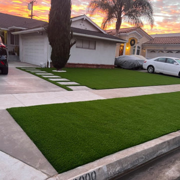 Pet-Friendly Front&Back Yard with Artificial Turf | Torrance, CA