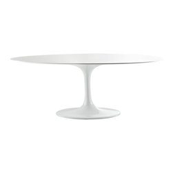 Tulip 78" Dining Table in White - Dining Tables