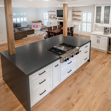 West Hollywood kitchen and living room remodeling project