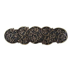 Inviting Home Inc. - Ivy With Berries Pull, Antique-Style Brass - Cabinet And Drawer Handle Pulls