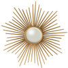 Global Views Mini Sunburst Mirror in Gold