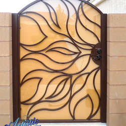 Flame Single Gate - Home Fencing And Gates