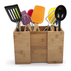 Core Bamboo  Expandable Utensil Holder - Utensil Holders And Racks