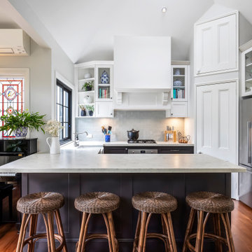 Two Tone Hampton Style Kitchen