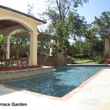 Outdoor Pool & Kitchen