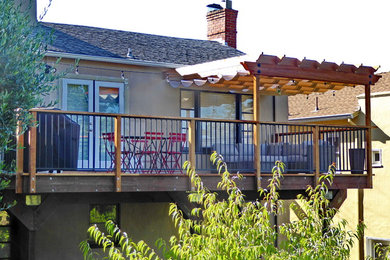 Deck with Pergola at Edge Drive,Oakland