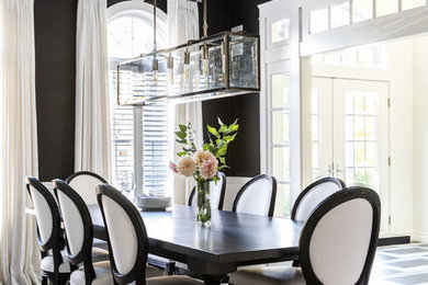 Inspiration for a transitional dining room in Portland Maine.