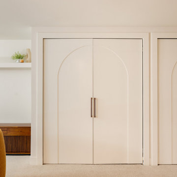 Multi-Functional Basement Conversion: Secret Office + Open Play Space