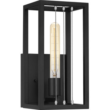 Quoizel AWD8606MBK One Light Wall Sconce Awendaw Matte Black