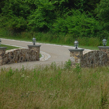 Front Entry Piers & Gates / Stone Bridges