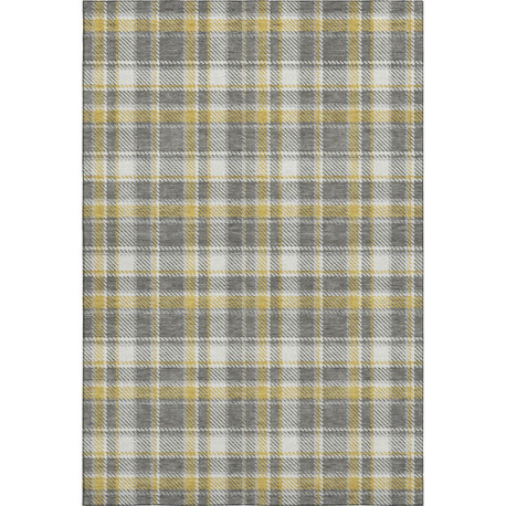 Premium Machine Washable Mayfield AMF563 Gray 3' x 5' Rug