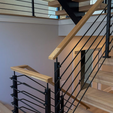 Project #147 | Modern Staircase with Seattle Style Stringer