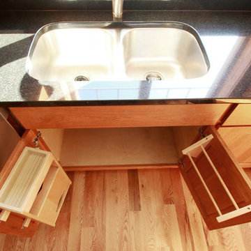 Grocery Bag Holder and Towel Bar