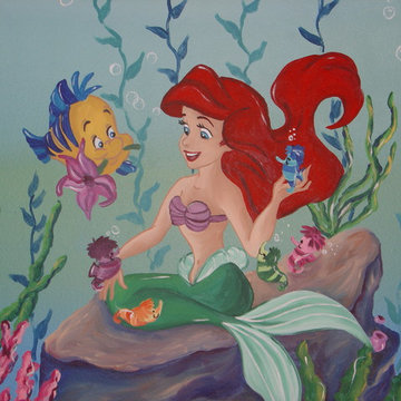 The Little Mermaid Mural