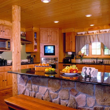 Log Home Kitchens