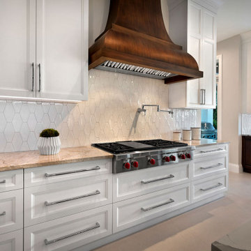 Warm Tone Inspired Transitional Kitchen