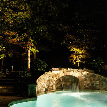 Johns Creek, GA House and Backyard Lighting Project
