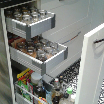Spice and oil drawers